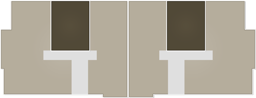 Apartamente cu 2 camere tip C - pozitionare